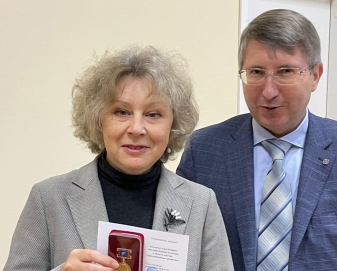 11 октября на Ученом совете  ВНИИСХМ состоялось вручение ведомственных наград Министерства науки и высшего образования Российской Федерации